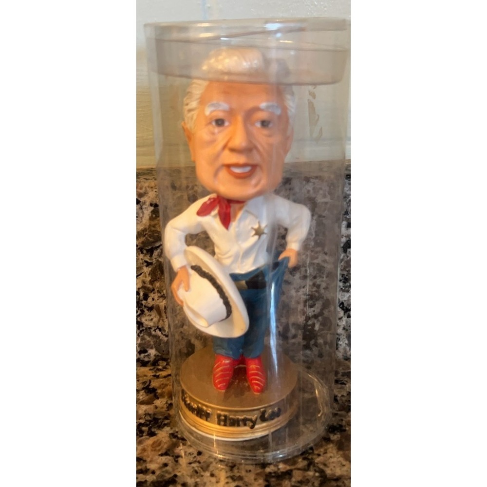 JP Sheriff Harry Lee Cowboy Bobblehead Nodder in Plastic Case
